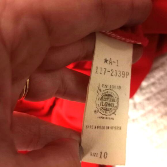 1960's Vintage Mid Century Modern Wool Blend Dress Size 10 - Picture 8 of 9